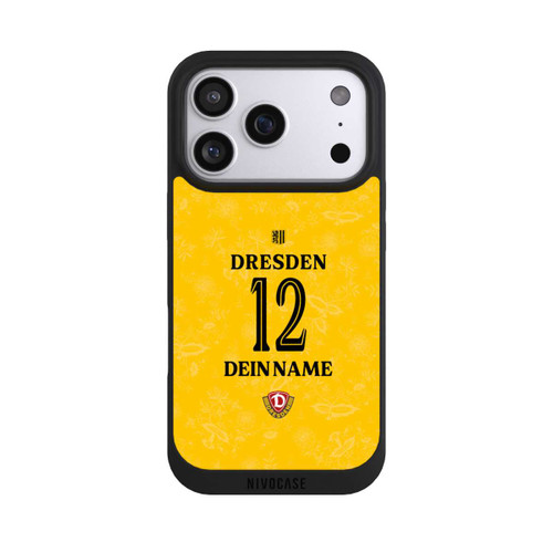 Apple iPhone 17 Pro NIVOpure Dynamo Dresden Trikot Personalisierbar 25-26