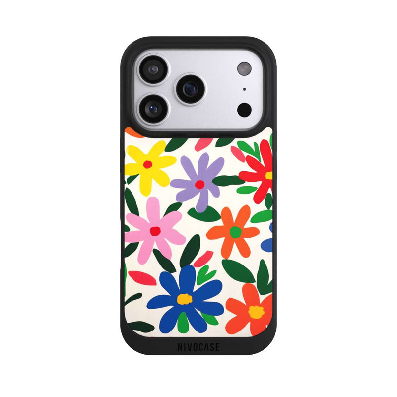 iPhone 17 Pro NIVOpure Sommerblüten Illustration
