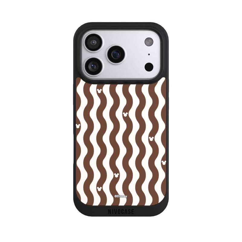iPhone 17 Pro NIVOpure Micky Muster Braune Wellen