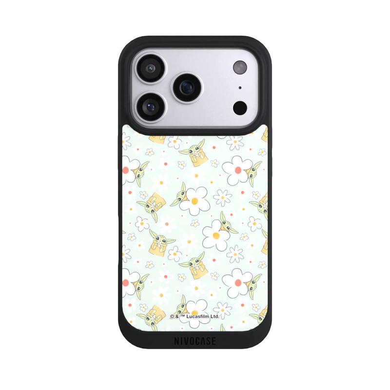 iPhone 17 Pro NIVOpure Baby Yoda Blumen Muster