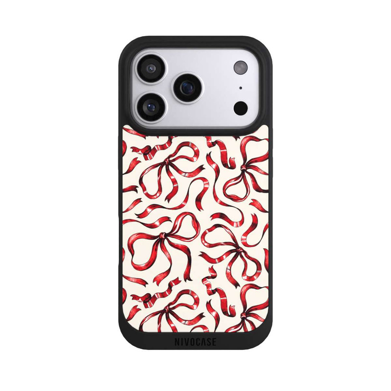iPhone 17 Pro NIVOpure Fine Bows Red