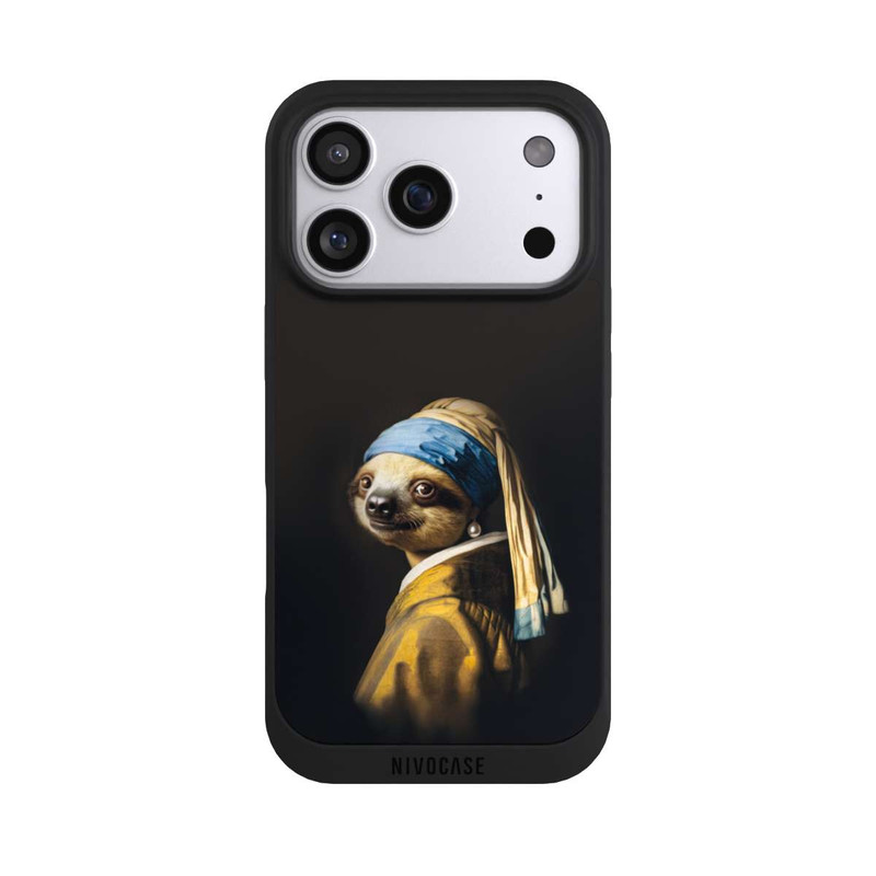 iPhone 17 Pro NIVOpure Sloth with a Pearl Earring