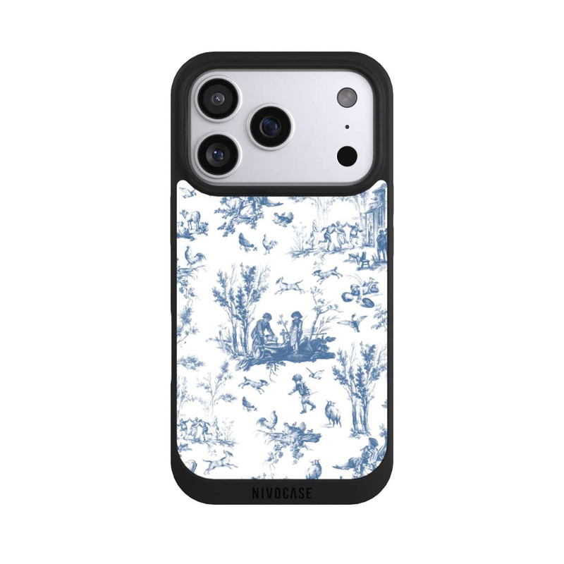 iPhone 17 Pro NIVOpure Blue Landscape Vintage Pattern