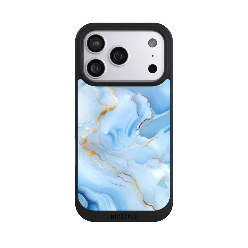 iPhone 17 Pro NIVOpure Blauer Marmor