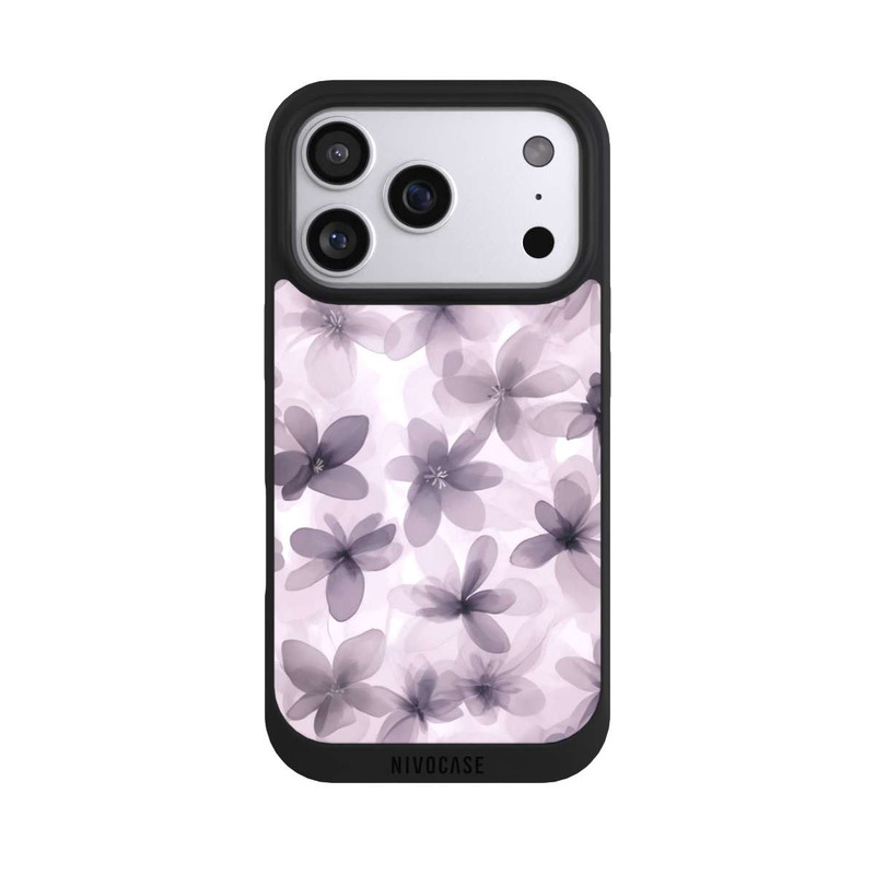 iPhone 17 Pro NIVOpure Fliederfarbenes Blumenmuster mit KI