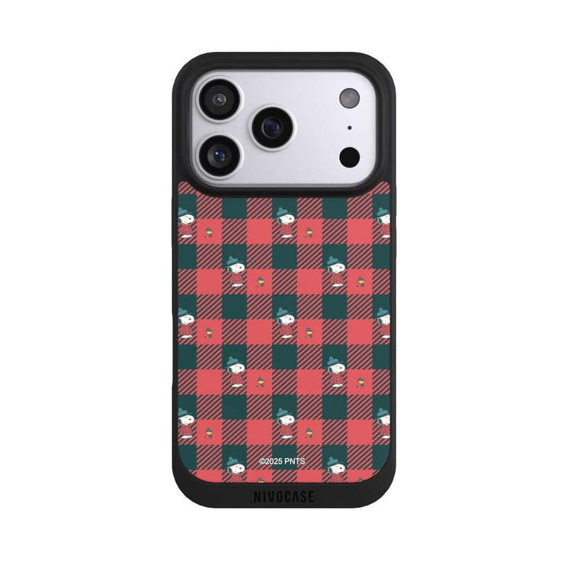 iPhone 17 Pro NIVOpure Peanuts Red Tartan Pattern