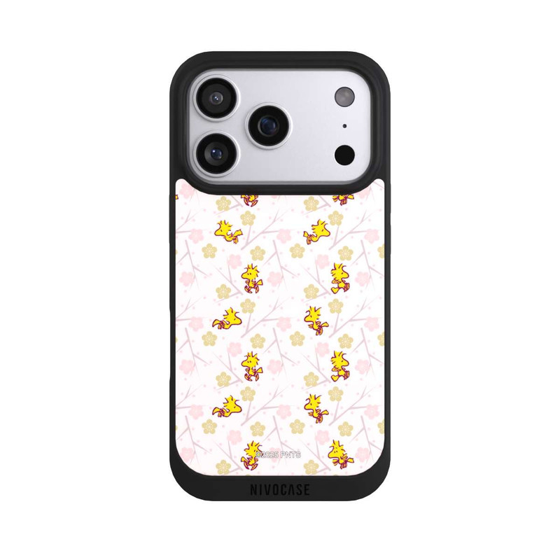 iPhone 17 Pro NIVOpure Woodstock Pink Muster