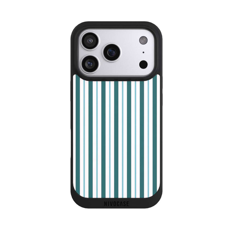 iPhone 17 Pro NIVOpure Streifen Blau Hellblau