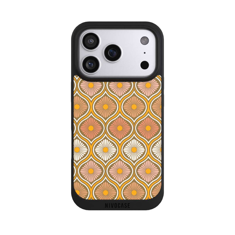 iPhone 17 Pro NIVOpure Groovy 70s Retro Mid-Century Daisy Flowers