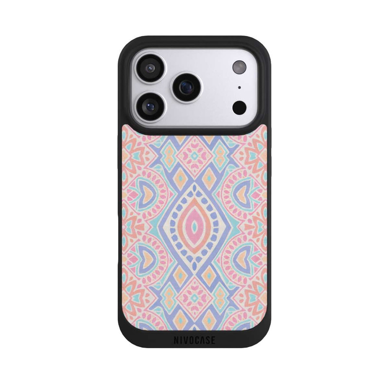 iPhone 17 Pro NIVOpure Boho Geometric Mosaic Intricate Tribal Design