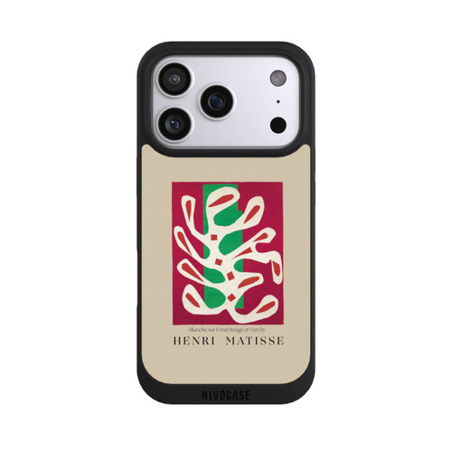 Apple iPhone 17 Pro NIVOpure Blanche sur Fond Rouge et Vert by Henri Matisse