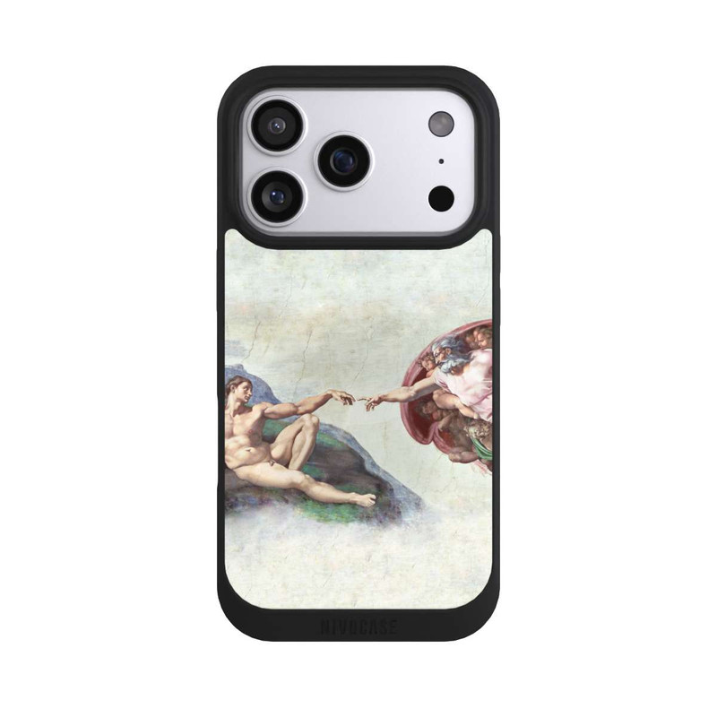 iPhone 17 Pro NIVOpure Michelangelo Buonarroti Création d'Adam