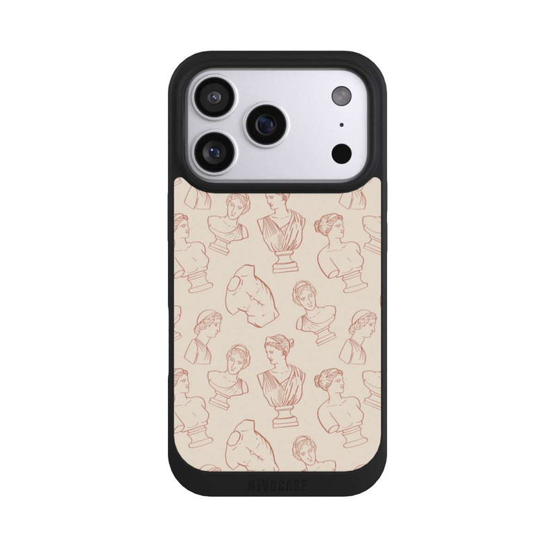 iPhone 17 Pro NIVOpure Greek Deco Busts Brown