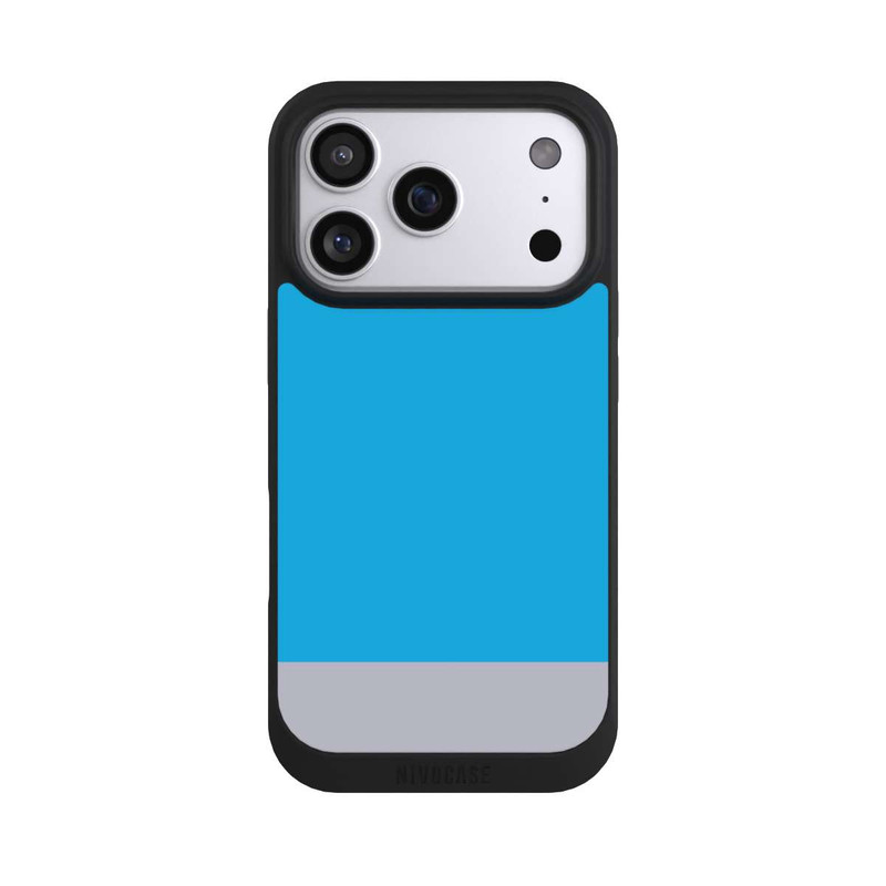 iPhone 17 Pro NIVOpure Combinaison de Couleurs Bleu Clair et Gris