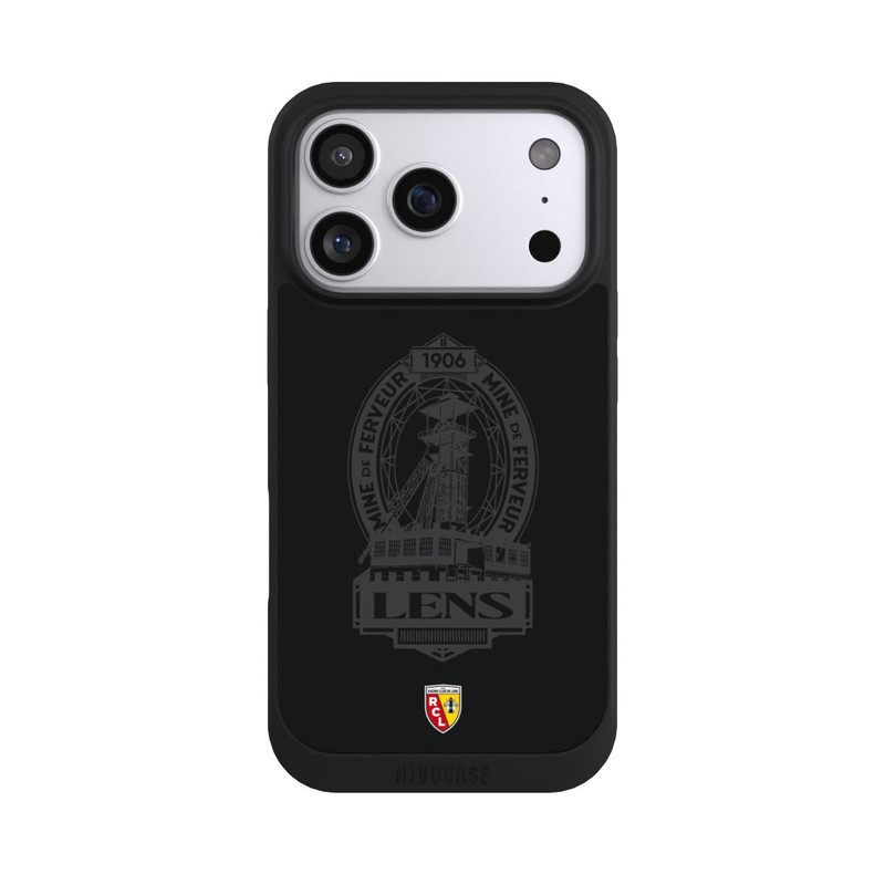 iPhone 17 Pro NIVOpure RC Lens Mine de Ferveur Emblème noir