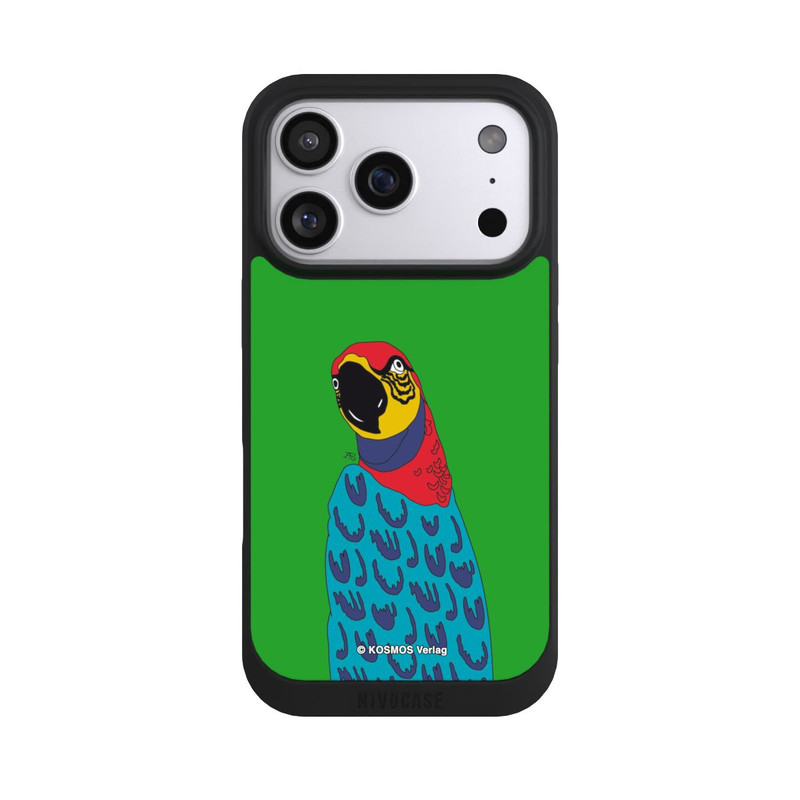 iPhone 17 Pro NIVOpure Drei Fragezeichen und der Super-Papagei