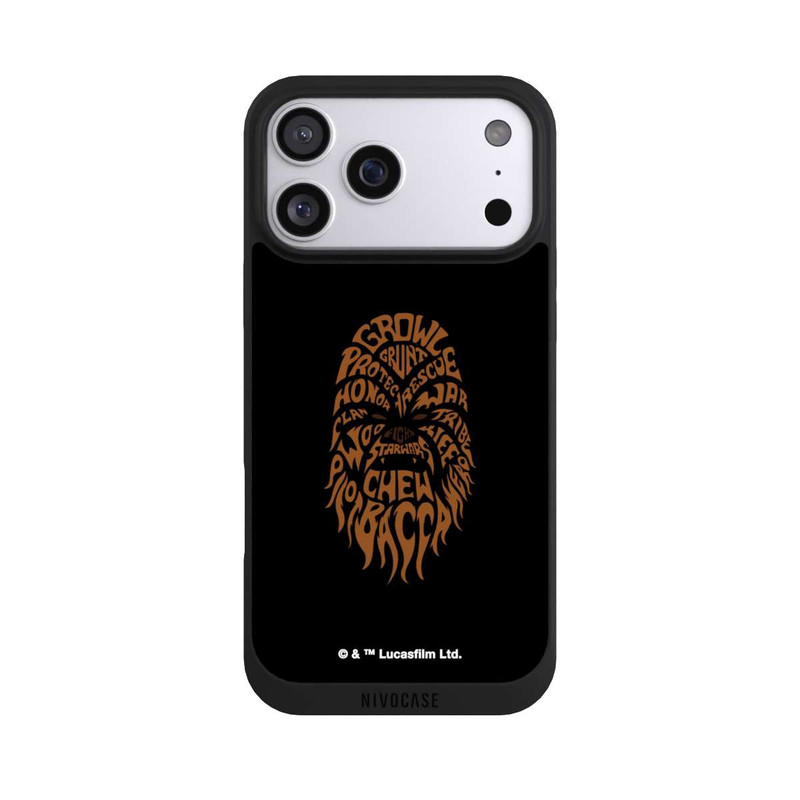 iPhone 17 Pro Max NIVOpure Chewbacca Typo Grafisch