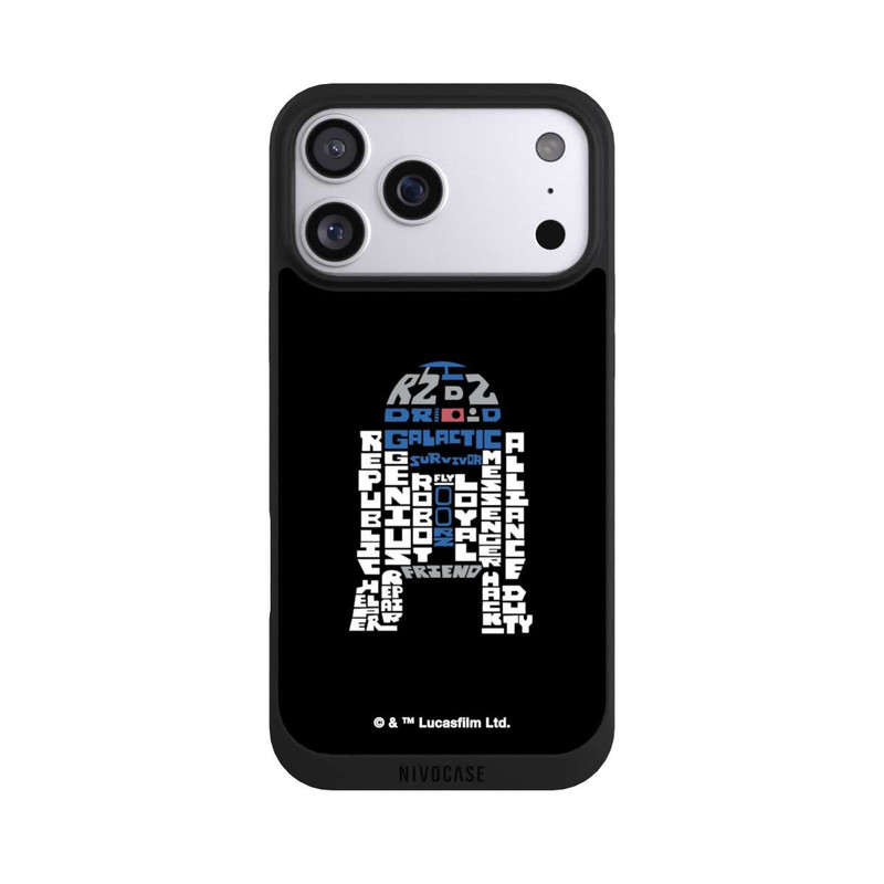 iPhone 17 Pro Max NIVOpure R2-D2 Typo Grafisch