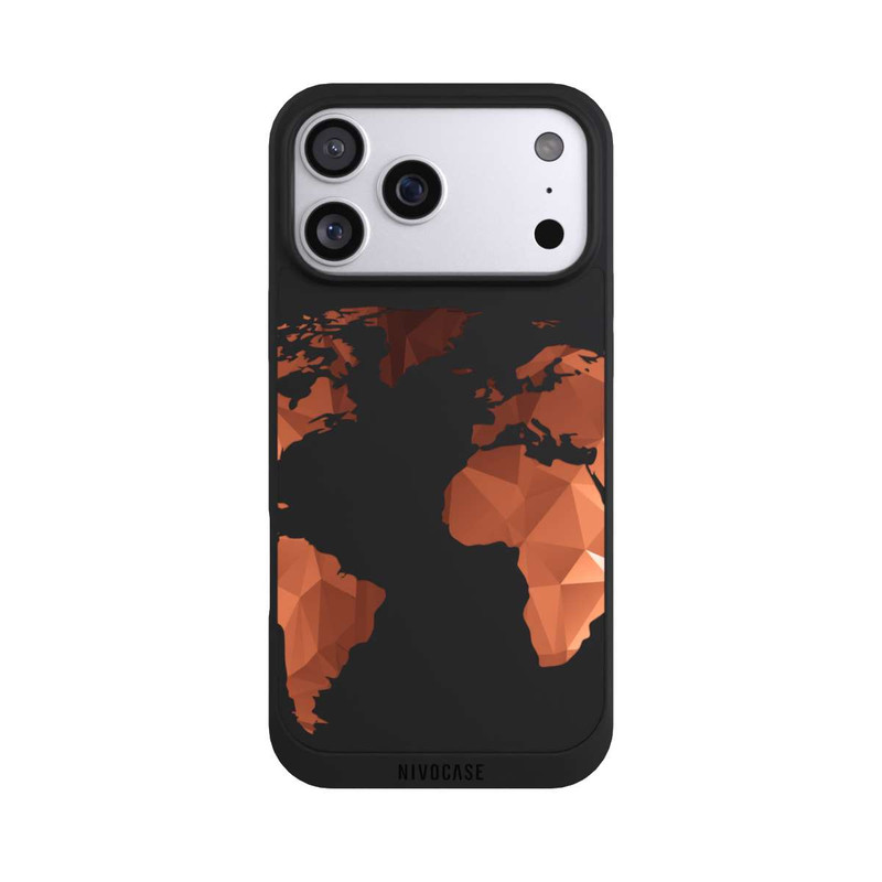 iPhone 17 Pro Max NIVOpure Worldmap Triangle ohne Hintergrund