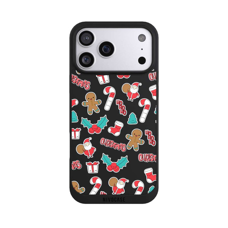 iPhone 17 Pro Max NIVOpure Christmas Pattern transparent