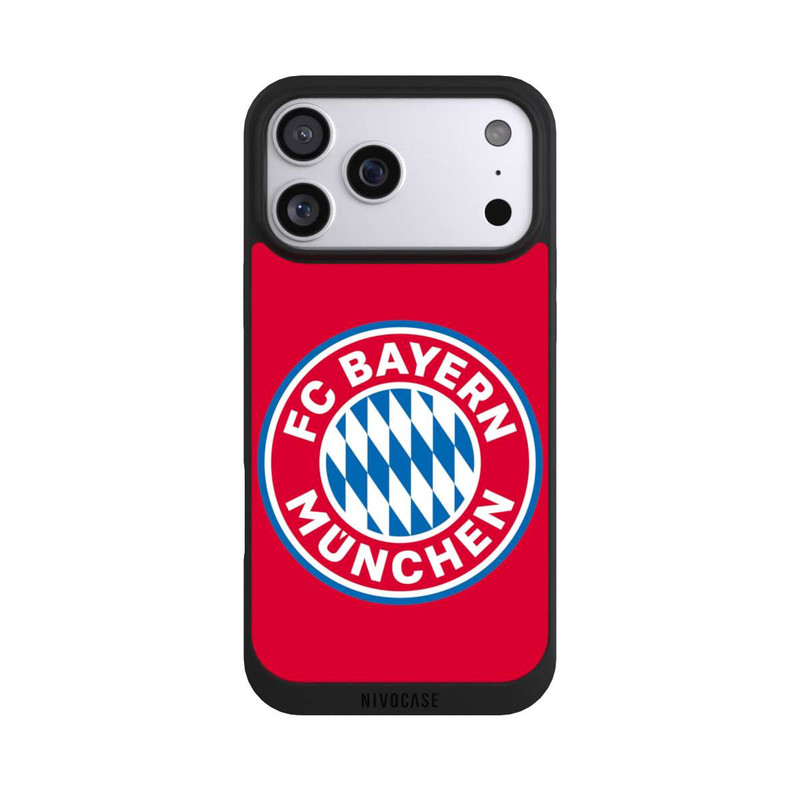 iPhone 17 Pro Max NIVOpure FCB Logo auf Rot