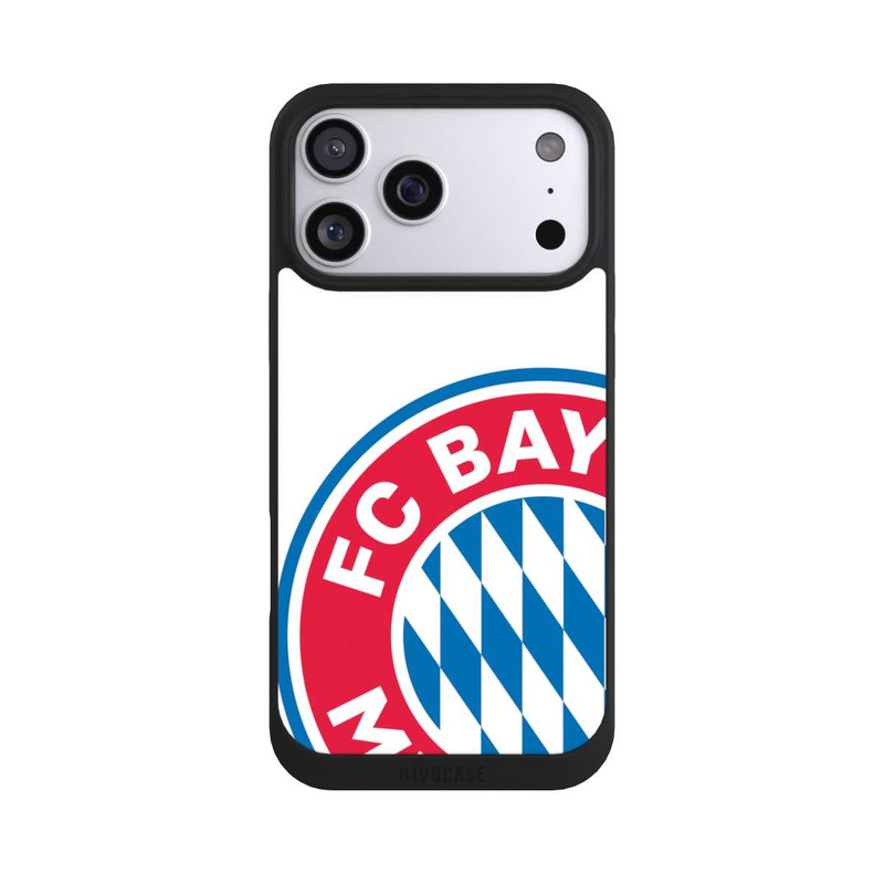 iPhone 17 Pro Max NIVOpure Großes FCB Logo Weiß