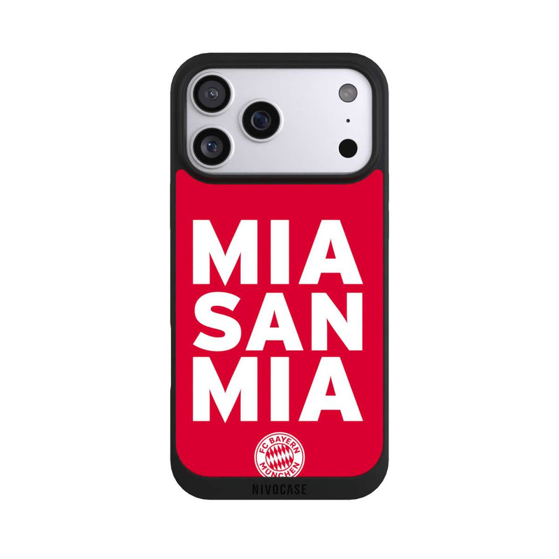 iPhone 17 Pro Max NIVOpure Mia San Mia FCB red