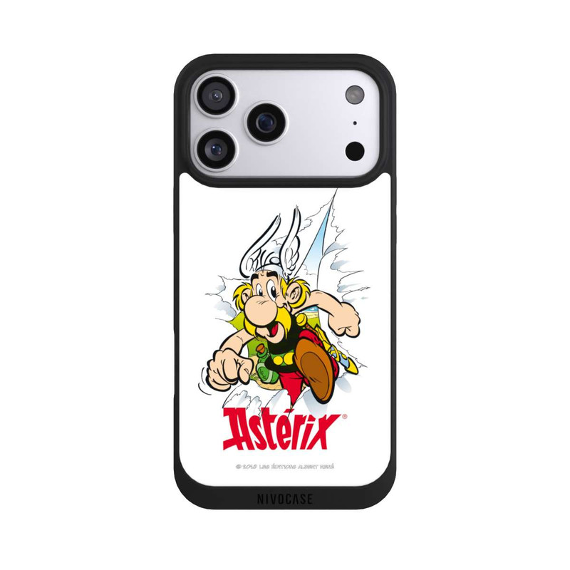 iPhone 17 Pro Max NIVOpure Astérix Logo