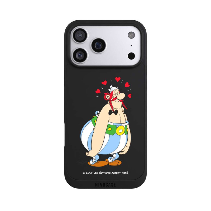 iPhone 17 Pro Max NIVOpure Obélix Amoureux Transparent