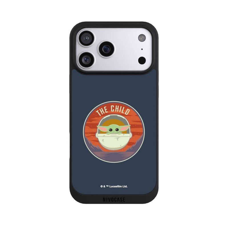 iPhone 17 Pro Max NIVOpure The Child Badge bleu