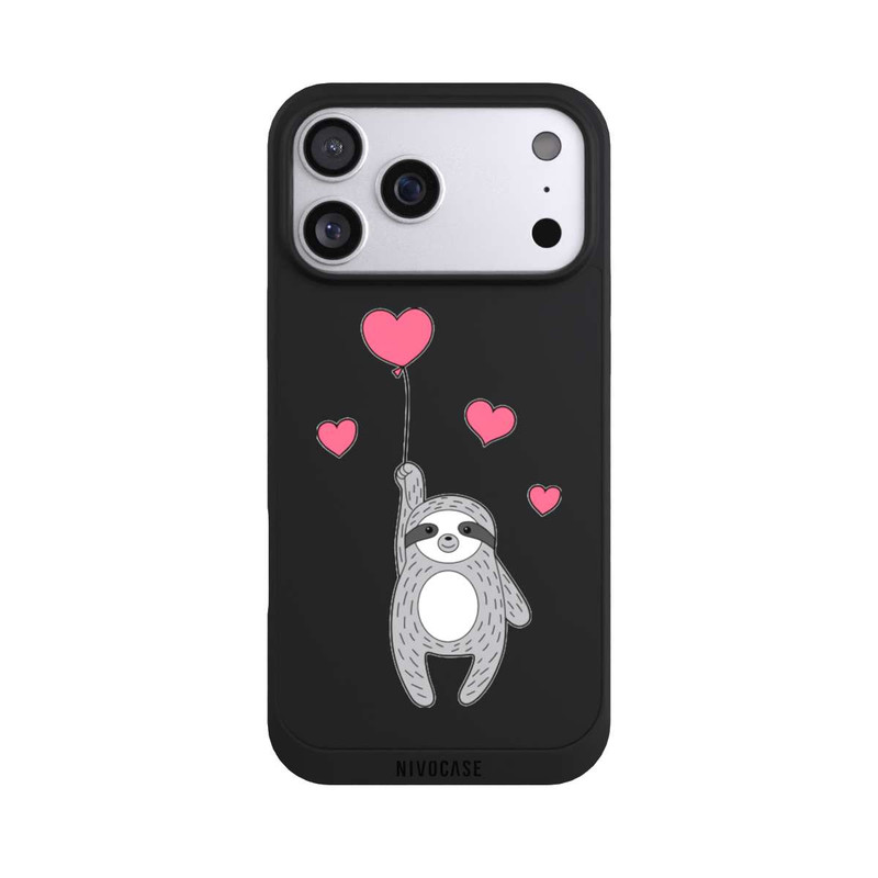 iPhone 17 Pro Max NIVOpure Love Sloth Transparent
