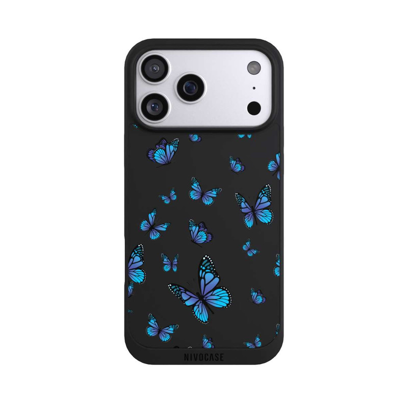 iPhone 17 Pro Max NIVOpure Motif papillon transparent