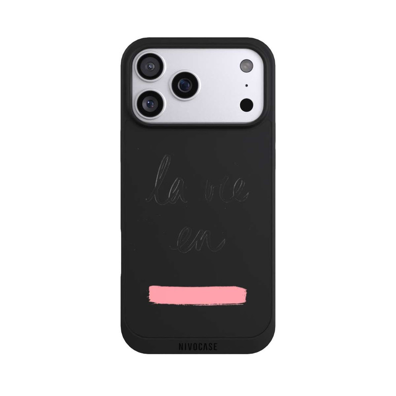 iPhone 17 Pro Max NIVOpure La vie en Rosa Transparent