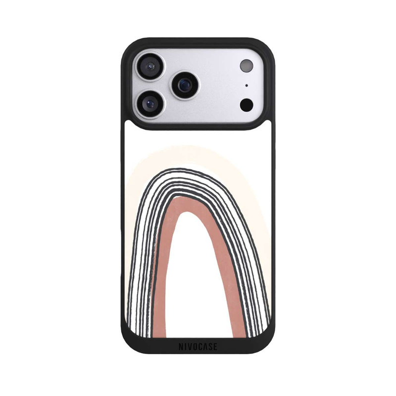 iPhone 17 Pro Max NIVOpure Texturierter Regenbogen