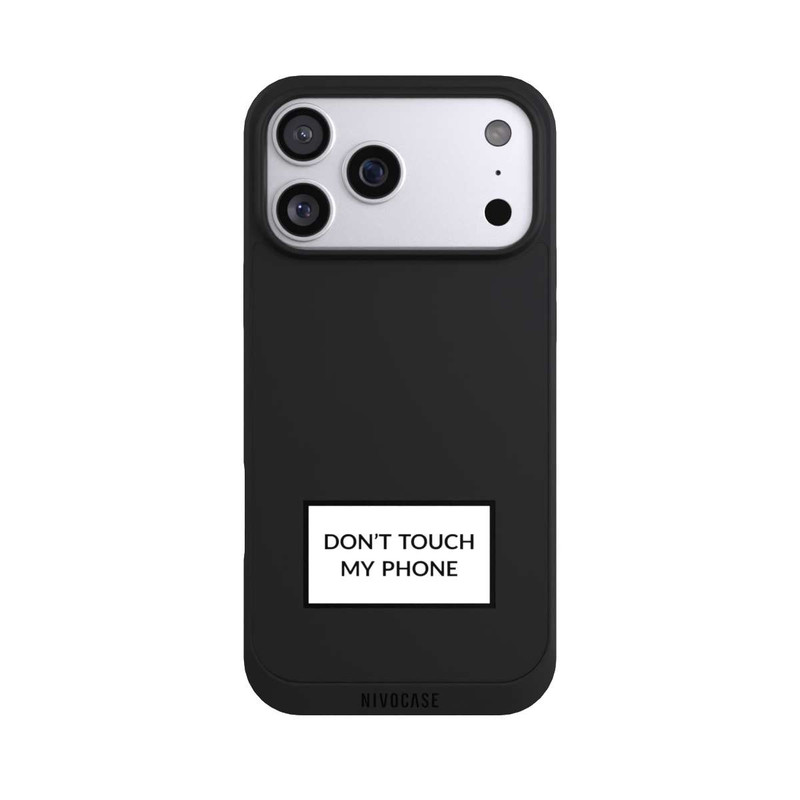 iPhone 17 Pro Max NIVOpure Do Not Touch My Phone Transparent