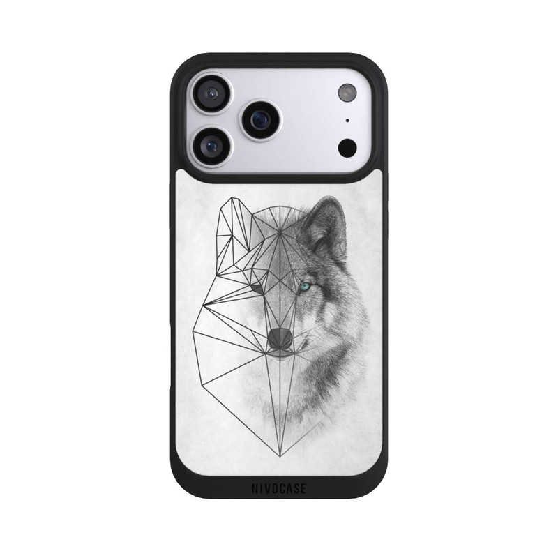 iPhone 17 Pro Max NIVOpure Polygonaler Wolf