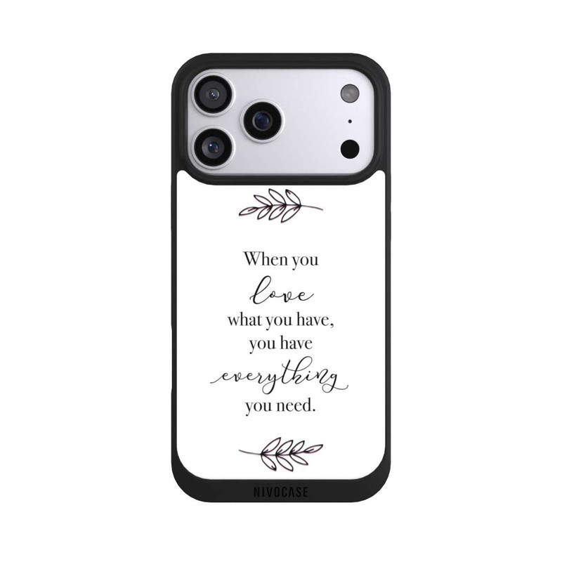 iPhone 17 Pro Max NIVOpure When You Love What You Have