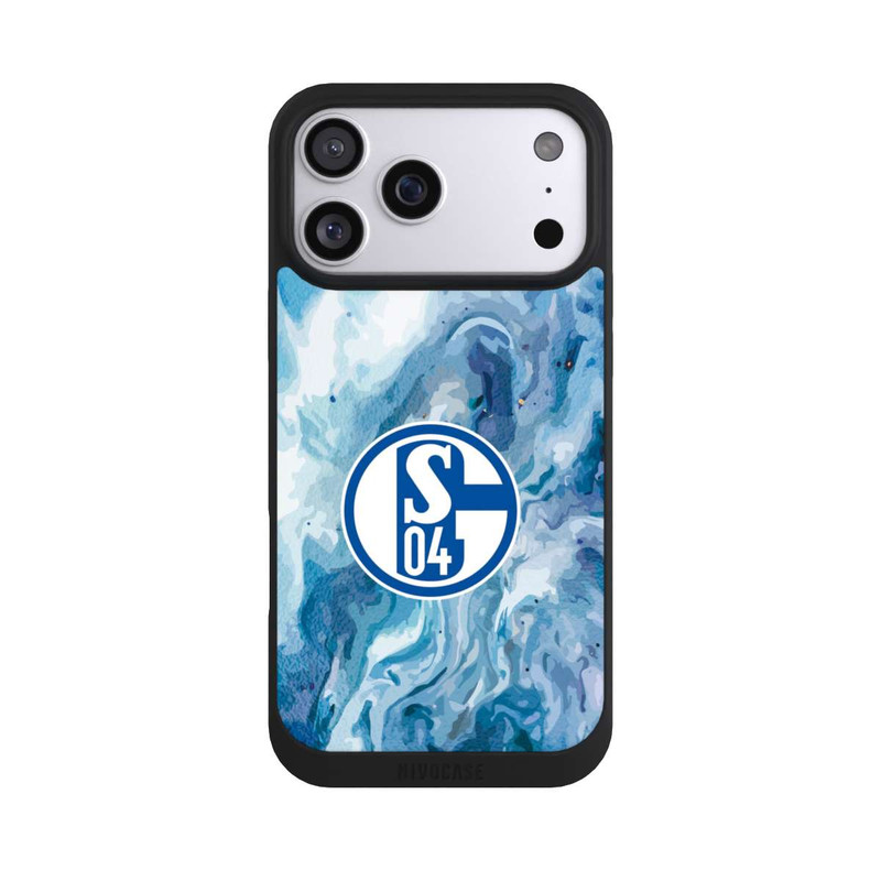 iPhone 17 Pro Max NIVOpure Schalke 04 Flüssig Blau