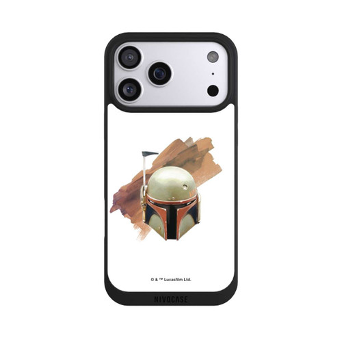 Apple iPhone 17 Pro Max NIVOpure Casque Boba Fett Blanc