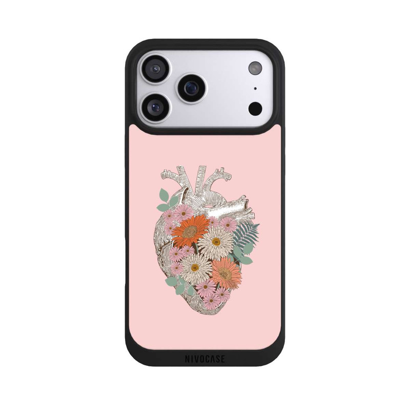 iPhone 17 Pro Max NIVOpure Florales Vintage-Herz