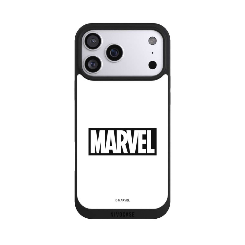 iPhone 17 Pro Max NIVOpure Marvel Logo White