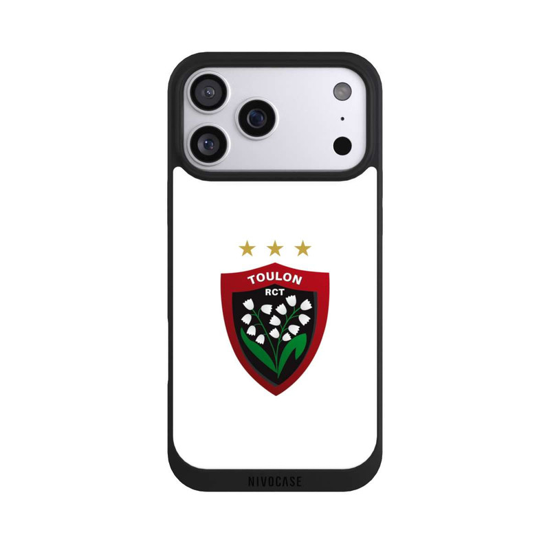 iPhone 17 Pro Max NIVOpure Logo RC Toulonnais Blanc