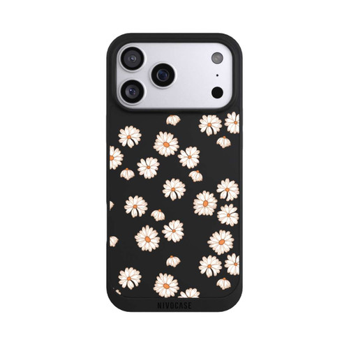 Apple iPhone 17 Pro Max NIVOpure Flowerpower Tapete Weiss