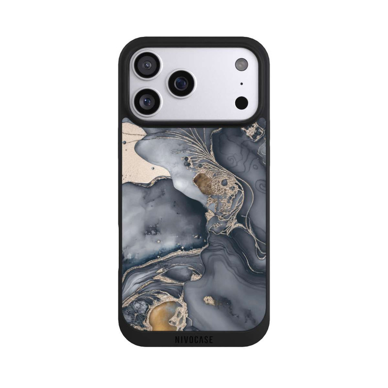 iPhone 17 Pro Max NIVOpure Alcohol Ink Gold Grey