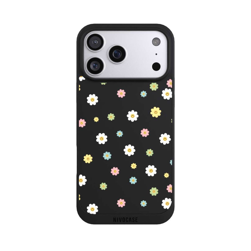 iPhone 17 Pro Max NIVOpure Flower Power Petit Transparent