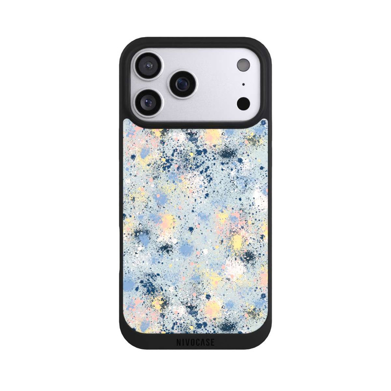 iPhone 17 Pro Max NIVOpure Ink Dripping Dust Texture Blue