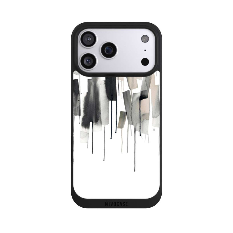 iPhone 17 Pro Max NIVOpure Watery Stripes Japandi Black