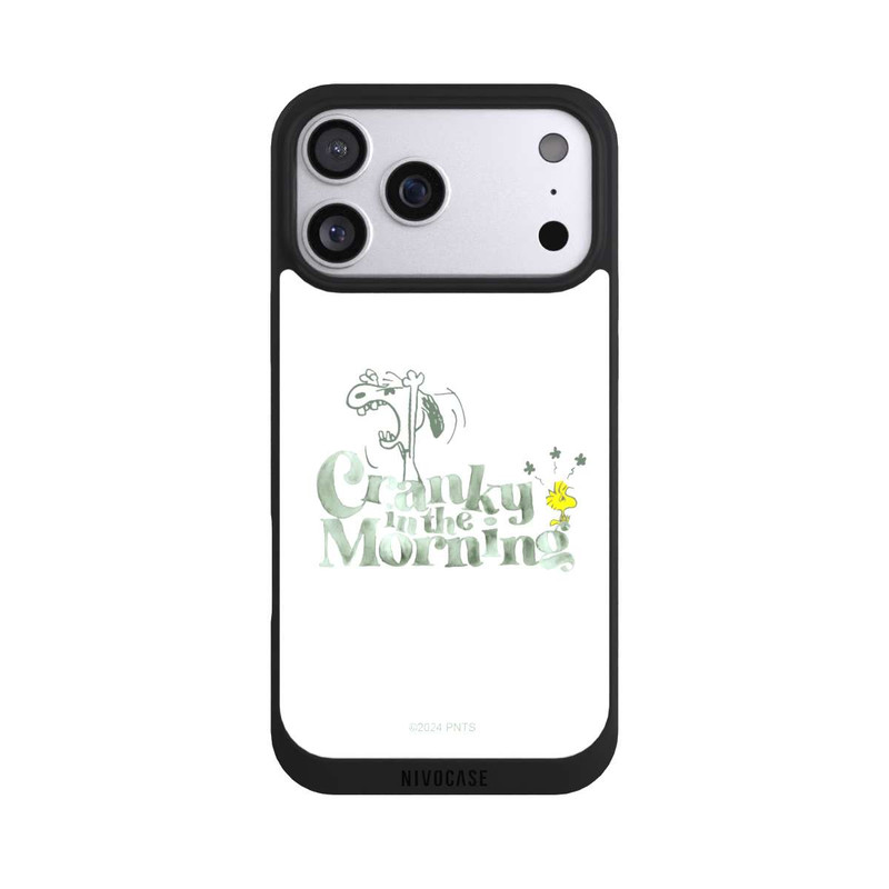 iPhone 17 Pro Max NIVOpure Snoopy Cranky in the Morning