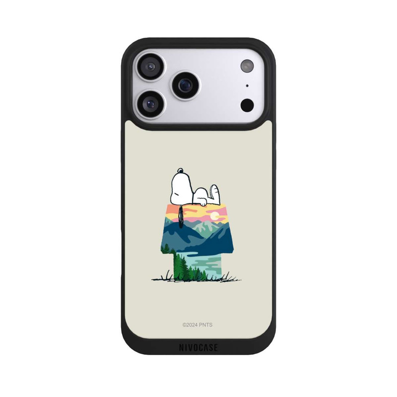 iPhone 17 Pro Max NIVOpure Snoopy Camping Hütte