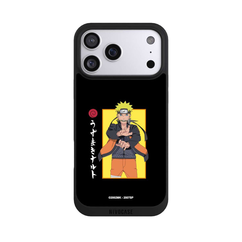 iPhone 17 Pro Max NIVOpure Naruto Kampfposition Schwarz